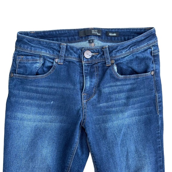 1822 Denim Arianna Jeans Womens Skinny Stretch Mid Rise 4 - Picture 4 of 11